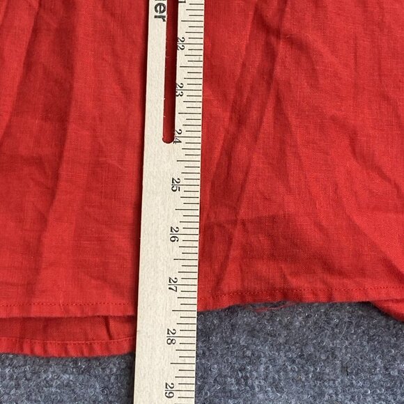 Kim Rogers Top Shirt Lot Of 3 Womens 1X Red Linen SS Pink Red 3/4 Sleeves - Picture 4 of 16